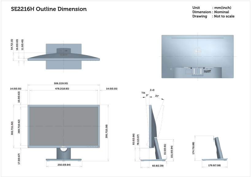 Dell SE2216HV Contour Plot User's Manual - Page 1