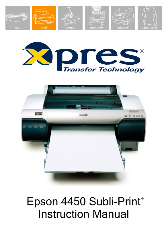 EPSON Subli-Print 4450 User Guide and Manual - Page 1