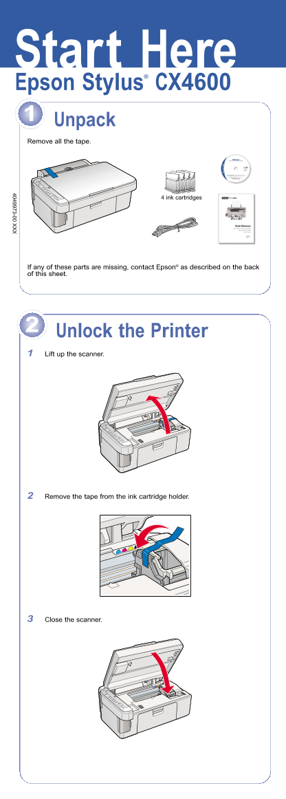 EPSON Stylus CX4600 User's Guide - Page 1