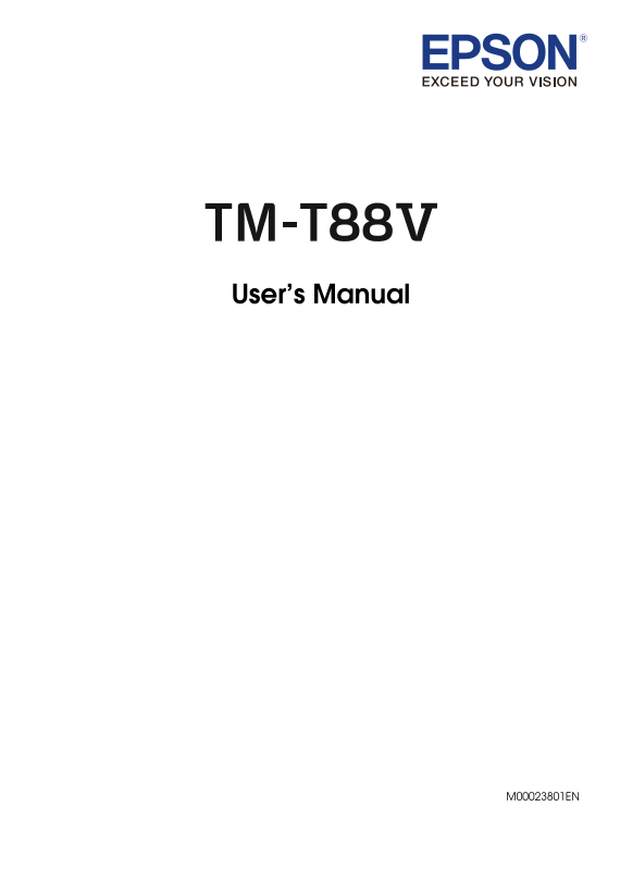 EPSON TM-T88V User Guide Manual - Page 1