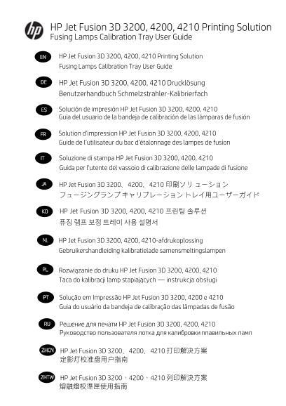 HP HP Jet Fusion 3D 3200 Printer User Manual and Solutions Guide - Fixing Plate Alignment Tool Instructions - Page 1