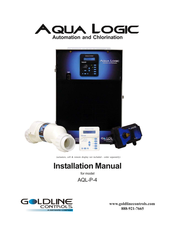 Goldline Controls AQL-P-4 Installation Manual - Page 1