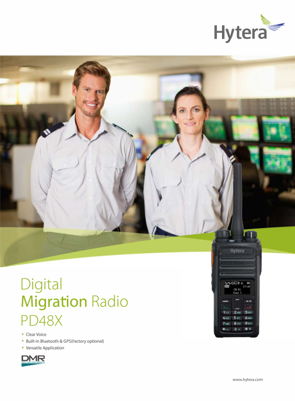 Hytera EN_PD48X Digital Migration Radio Brochure - Page 1