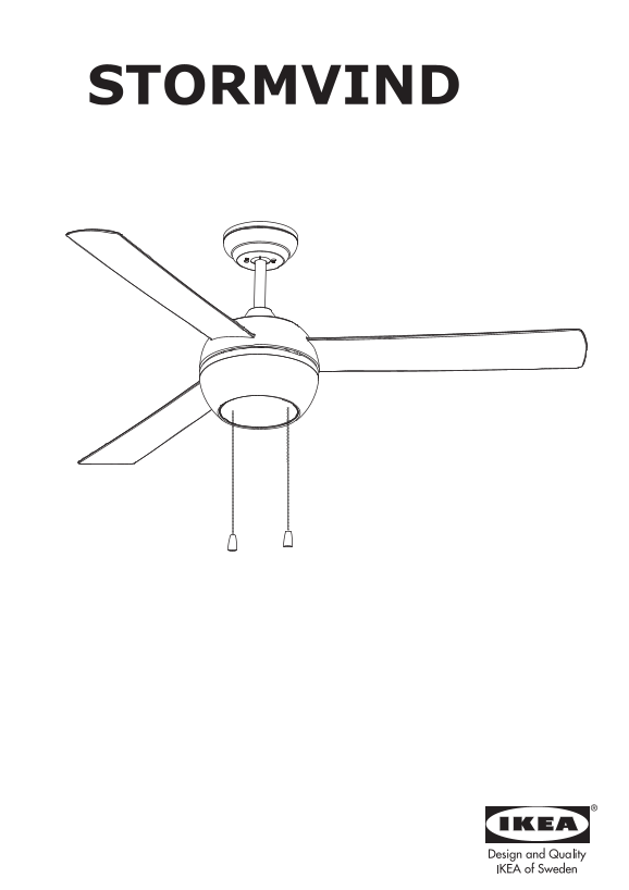IKEA Stormvind (704.272.35) Installation Guide - Page 1