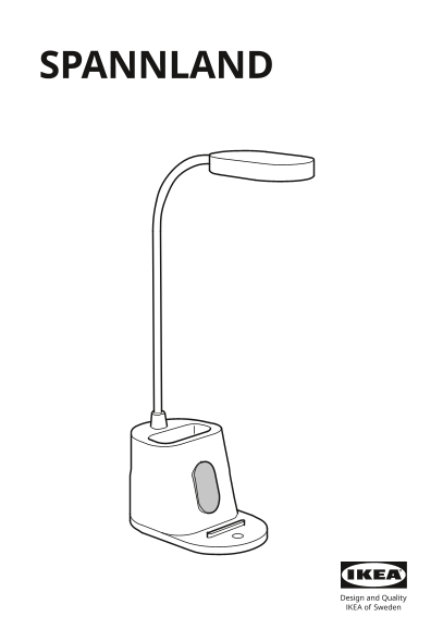 IKEA SPANNLAND (505.448.53) Installation Guide Assembly Manual - Page 1