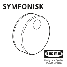 IKEA SYMFONISK Installation Guide Assembly Manual - (Model No. 704.337.88) _3 Pieces (Complete)_ - Page 1