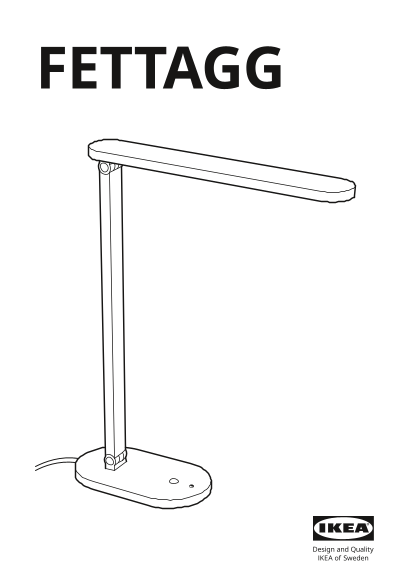 IKEA FETTAGG Installation Guide Assembly Manual (Product No. 005.419.32)) - Page 1