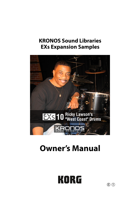 KORG EXs10_OM_ E1 User's Manual & Owner's Guide - Page 1