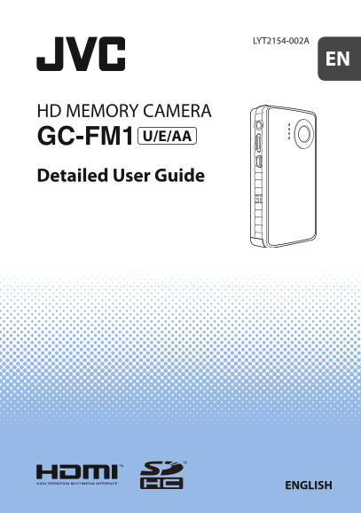 JVC GC-FM1 User Guide and Manual - Page 1