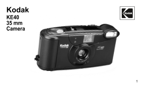 Kodak KE40 35 mm Camera User's Manual - Page 1