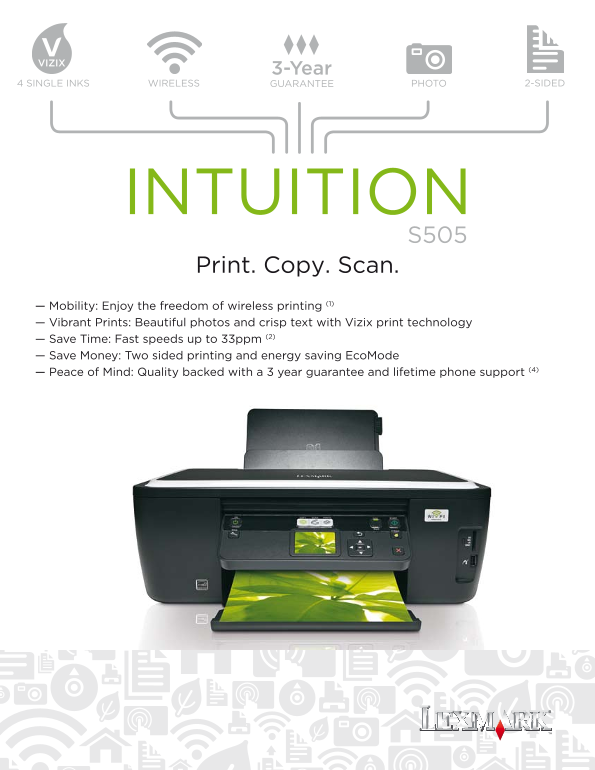 Lexmark S505 User Guide - Page 1
