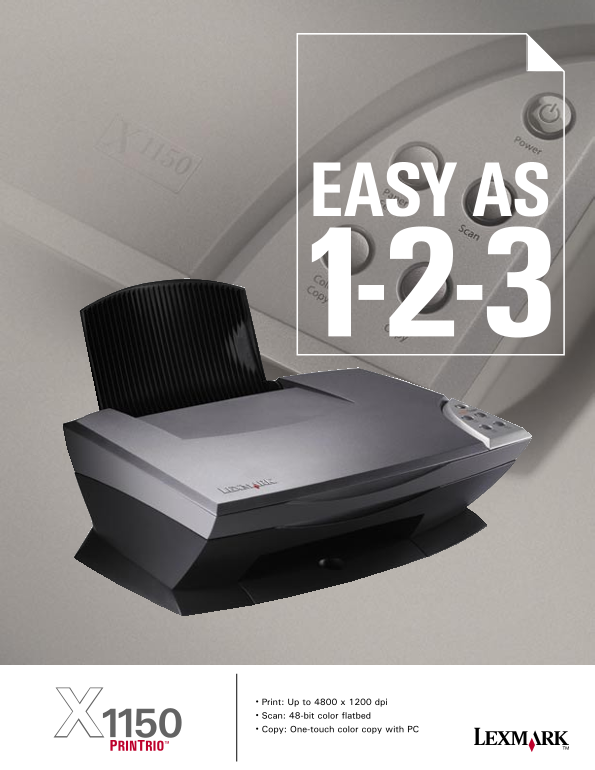 Lexmark Easy As 1-2-3 User Guide and Manual - Page 1