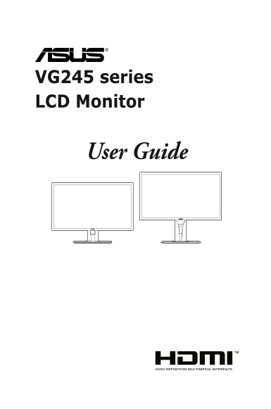 ASUS ROG VG245HEVG245H Series User's Manual - Page 1