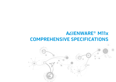 Dell Alienware M11x Comprehensive Specifications - Page 1