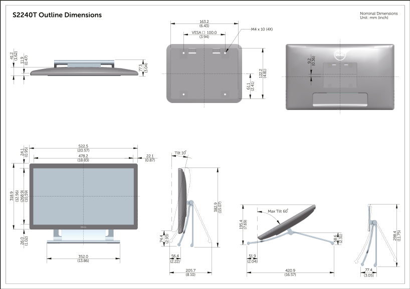 Dell S2240T Contour Picture User's Guide - Page 1