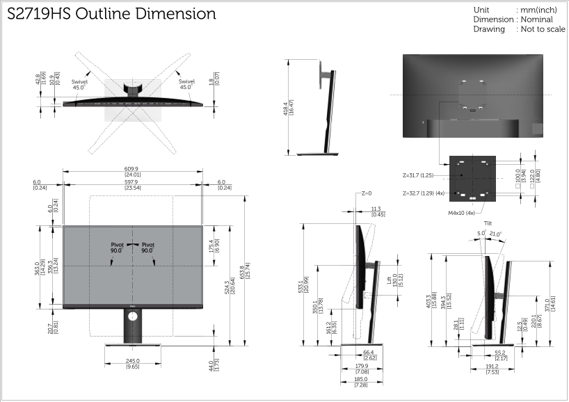 Dell S2719HS Contour Profile User's Guide - Page 1