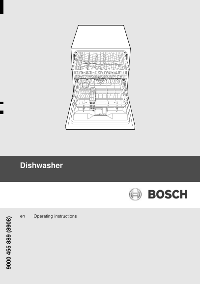 BOSCH dishwasher User Manual (Part 3) Service Guide - Page 1