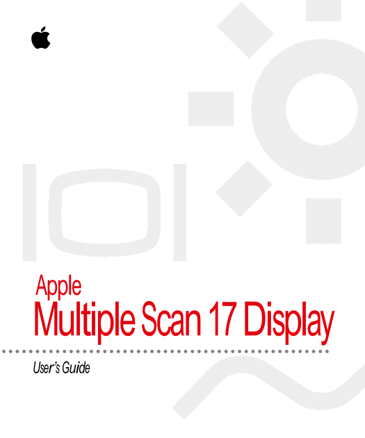 Apple Multiple Scan 17 Display User’s Guide - Page 1