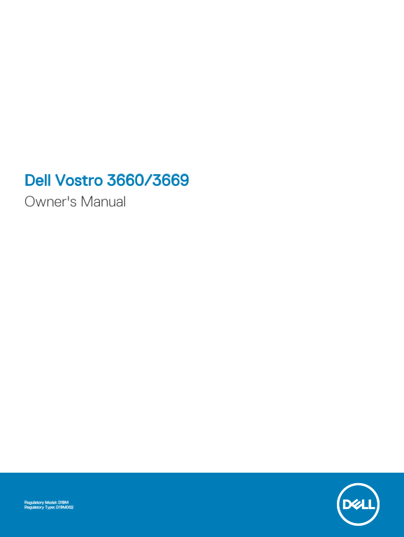 Dell Vostro 3660 3669 Owner's Manual - Page 1