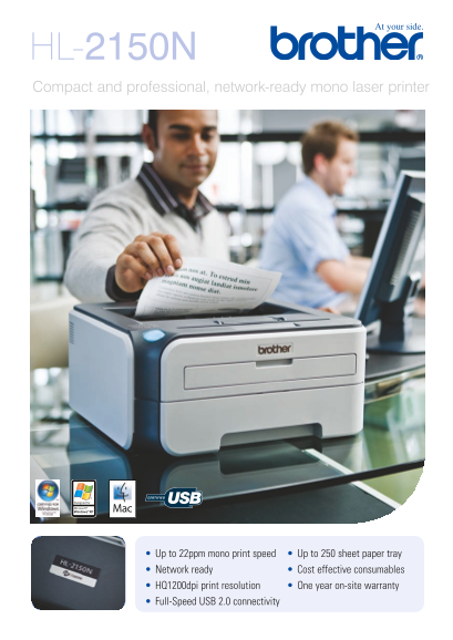 Brother HL-2150N User Guide and Manual - Page 1