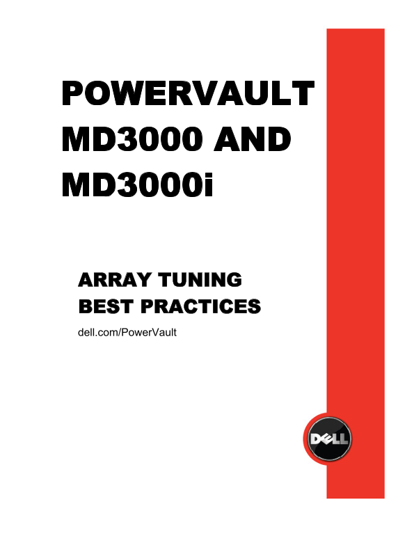 Dell ARRAY TUNING Best Practices Guide User Manual - Page 1