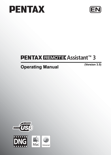 PENTAX REMOTE Assistant 3 User Guide - Page 1