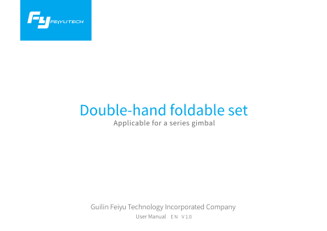 Fivio Foldable Arm Bimanual Handle User's Manual - Page 1
