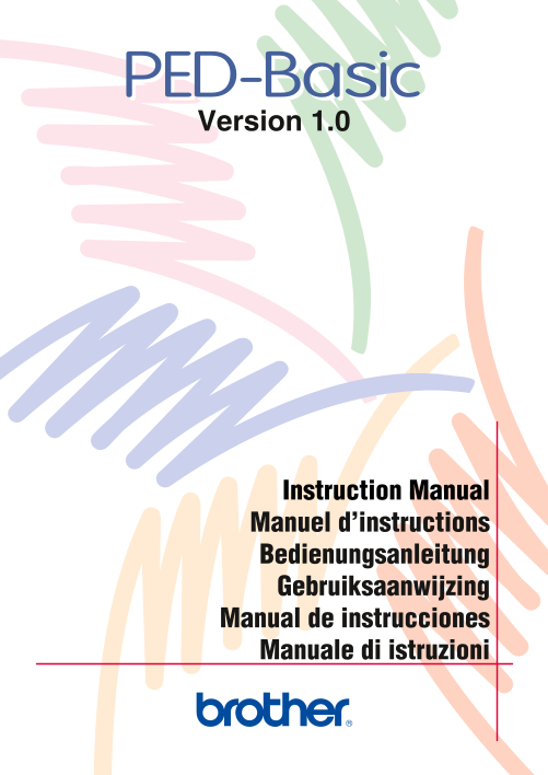 Brother PED-Basic Instruction Manual - Page 1