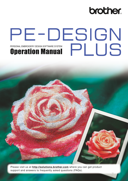 Brother PE-DESIGN PLUS Operation Manual - Page 1